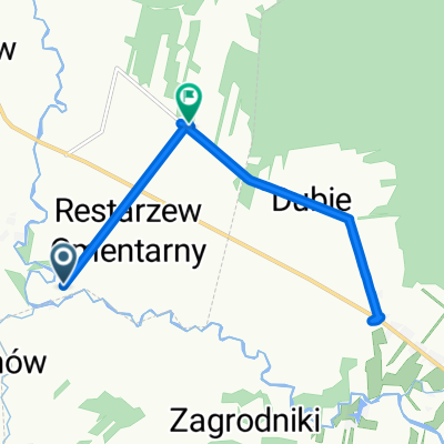 Korablew do Restarzew Środkowy