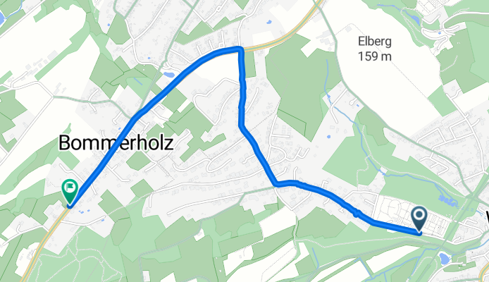 Trienendorfer Straße, Wetter (Ruhr) nach Herbede, Witten