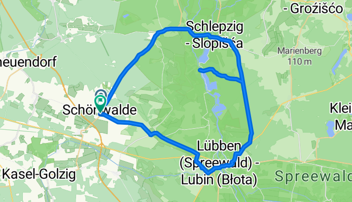 Kirchhofstraße, Schönwald nach Kirchhofstraße, Schönwald