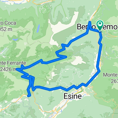 variante vilminore teveno Cedegolo-pssa vivione da schilpario presolana croce di salven