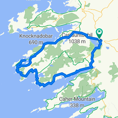 King of the Ring- Killarney start, Ring of Kerry loop 130 miles