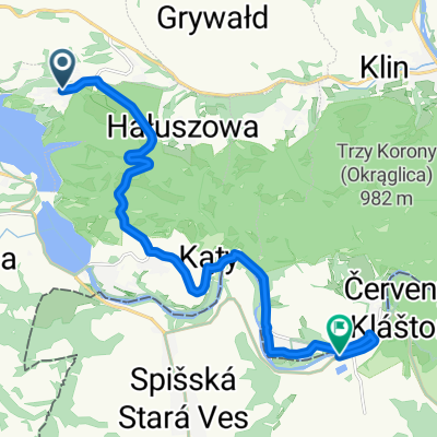 Drohojowskich, Czorsztyn to Červený Kláštor, Červený Kláštor
