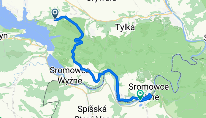 Drohojowskich, Czorsztyn to Červený Kláštor, Červený Kláštor