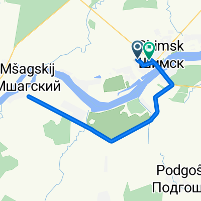 Спокойная асфальтированная дорога с кайфом