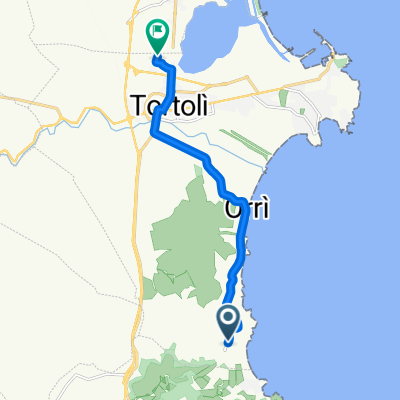 Via Tirreno, Tortolì až Via del Carrettiere, Tortolì