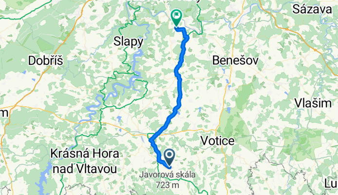 Jesenice naar Lešany