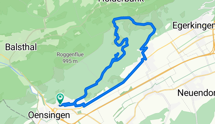 Aegertenweg, Oensingen nach Aegertenweg, Oensingen