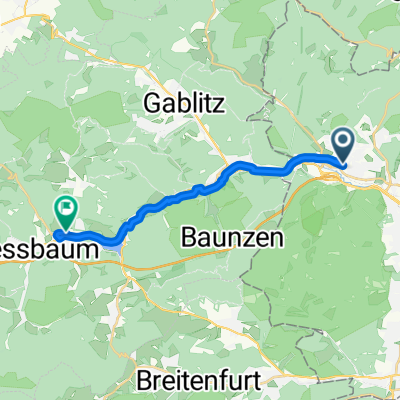 Christian-von-Arup-Gasse nach Forsthausstraße 12e