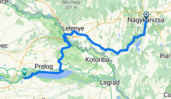 From Nagykanizsa to Sveta Marija