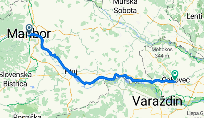 Von Maribor bis Cakovec
