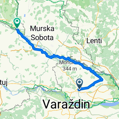 Von Cakovec bis Bad Radkersburg