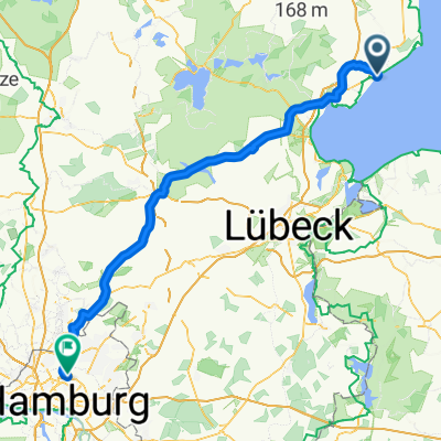 Uferstraße nach Sydneystraße