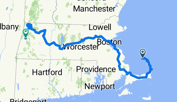 Bike across Massachusetts