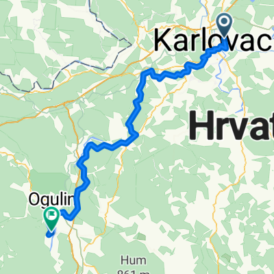 From Karlovac to Ogulin