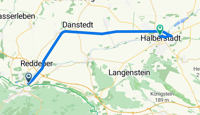 Bahnhofsplatz, Wernigerode nach Georgenstraße, Halberstadt