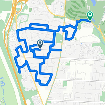 Suburban Drive to Burntwood Trail