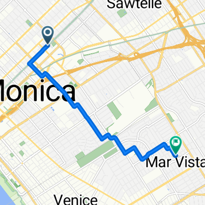 25th St, Santa Monica to Boise Ave, Los Angeles