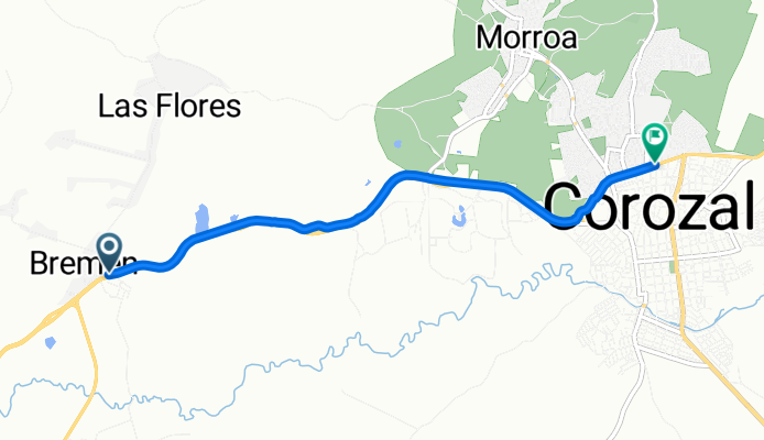 De Sincelejo-Corozal a Carrera # 38A-5