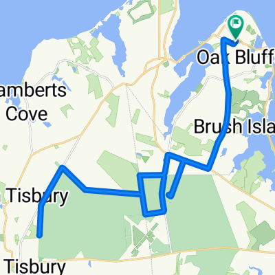 New York Ave, Oak Bluffs to New York Ave, Oak Bluffs