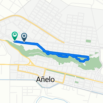 Domingo Faustino Sarmiento, Añelo a Avenida Manuel Belgrano, Añelo