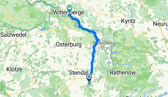 Lange Straße 47A nach Rathausstraße 75b
