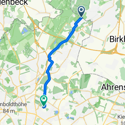 Hörstenweg nach Holzkircher Straße 1A