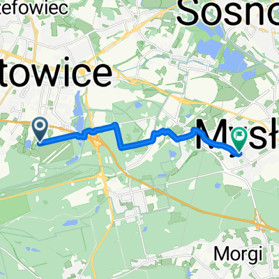 Muchowiec Droga do Lotniska do Fryderyka Chopina