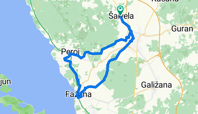 Vodnjan naar Vodnjan