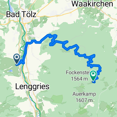 Lenggries nach Aueralm, Bad Wiessee