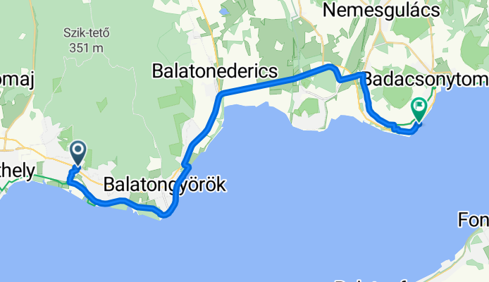 Gyenesdiás - Badacsony