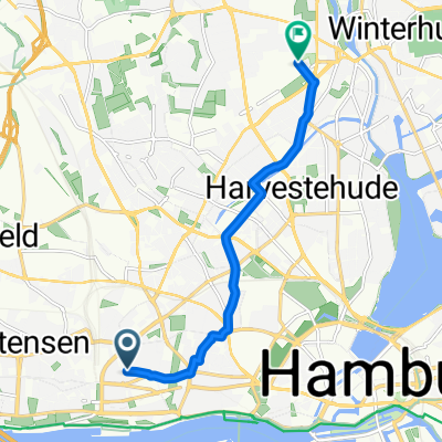 Große Bergstraße, Hamburg nach Frickestraße, Hamburg