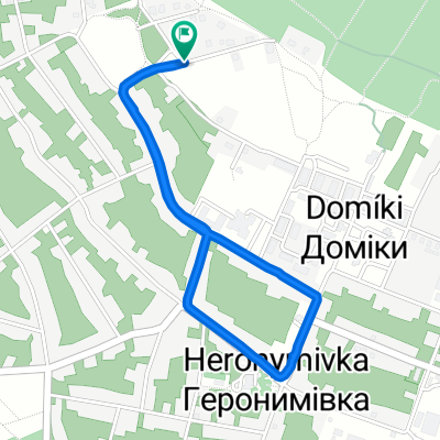 Route from Улица Шевченка