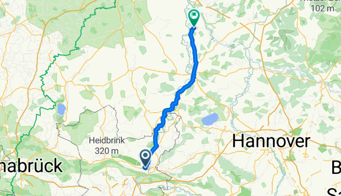 Von Minden bis Dörverden (1 Etappe)