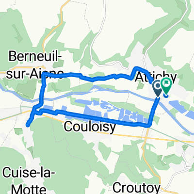 Rue de la Fontaine Aubier, Attichy à Rue de la Fontaine Aubier, Attichy