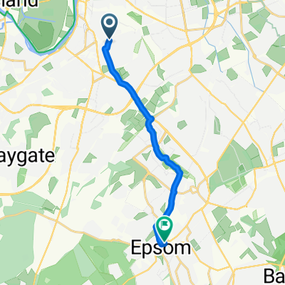 Surbiton Hill Park, Surbiton to Adair House, Epsom