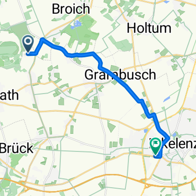 Moorheide, Erkelenz nach Adam-Opel-Straße, Erkelenz