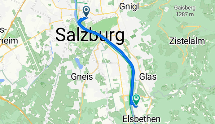 Haydnstraße, Salzburg nach Sportplatzweg, Elsbethen