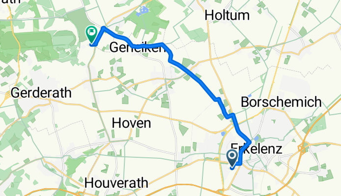 Adam-Opel-Straße, Erkelenz nach Moorheide, Erkelenz