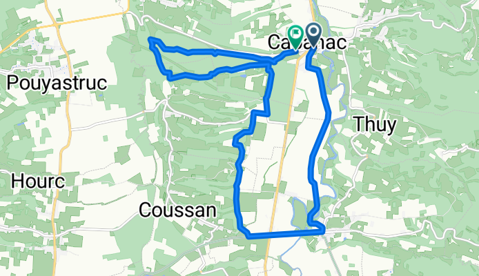 De Route du Pays des Coteaux à Route du Pays des Coteaux