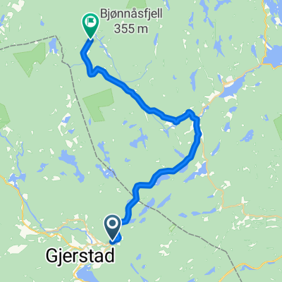Route nach Neslandsvatn