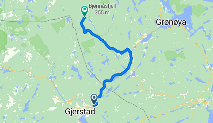 Route nach Neslandsvatn