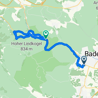 Baden Helenental bis Schwechadbach