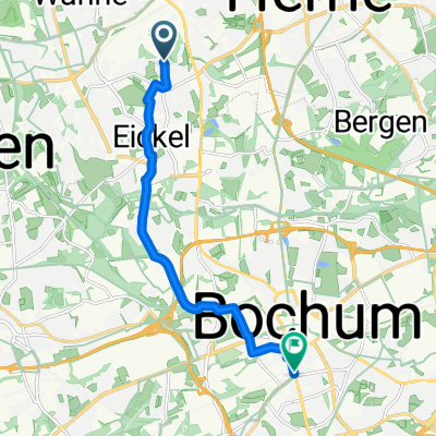 Bobenfeld, Herne nach Oskar-Hoffmann-Straße, Bochum