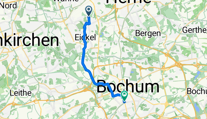 Bobenfeld, Herne nach Oskar-Hoffmann-Straße, Bochum
