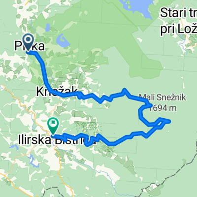 From Pivka to Ilirska Bistrica
