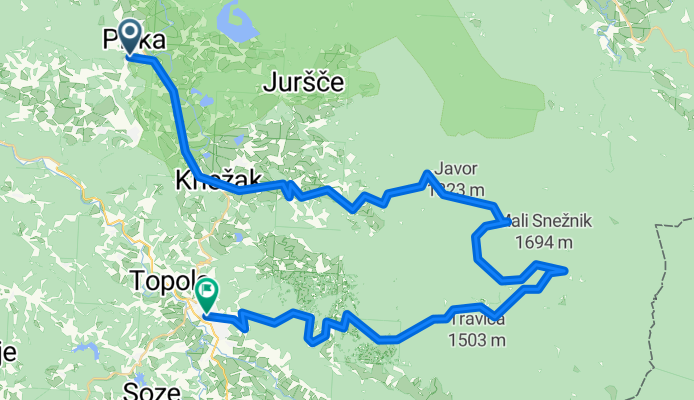 From Pivka to Ilirska Bistrica