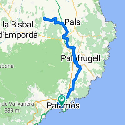 Carrer d'Enric Vincke, Palamós to Carrer López i Puigcerver, Palamós