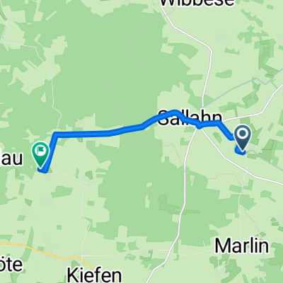 Tüschau nach Groß Wittfeitzen