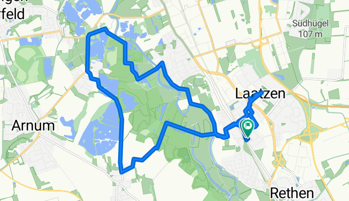 Ginsterweg, Laatzen nach Ginsterweg, Laatzen