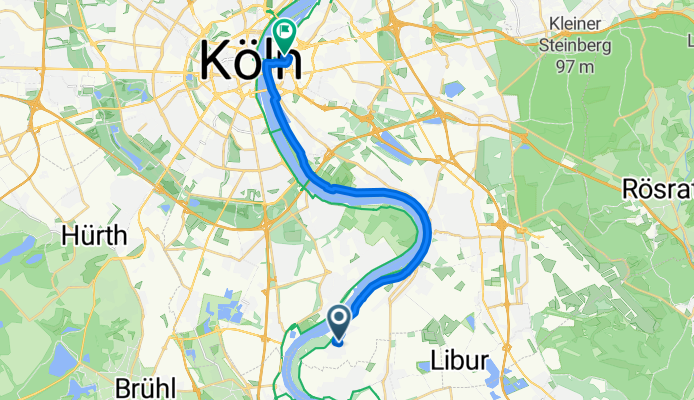 Sandbergstraße, Köln nach Luise-Straus-Ernst-Straße, Köln